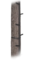 As New: Muddy Quick Stick Archery Steps - 20ft Tall x 10.5" Wide - 20lbs - Upon First Inspection Everything Appears to Be In Box - Slight Damage From Shipping
