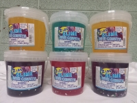 6 New 2lbs Slime Buckets w/ Confetti | Super fun Colors!
