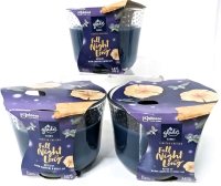 3 New Glade Fall Night Long (Notes of Warm Campfire & Night Air) 3-Wick Candles - 193g ea