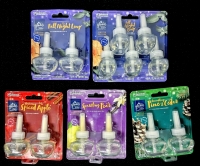 13 New Glade Plugins Scented Oil Refills : Fall Night Long, Autumn Spiced Apple, Sparkling Pear, Pine & Cedar - 19.8ml ea