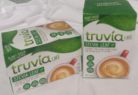 2 New Packs of 40 | Truvia Caf&eacute;: Stevie Leaf Calory Free Sweetener 40g ea. | BB: 01/2026