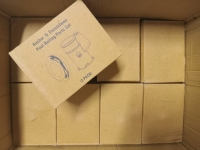 8 New 2packs | Wood Grip Anchor & Escutcheon Pool Railing Part Sets
