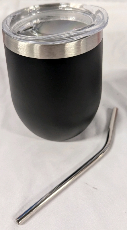 New Stainless Steel Modern Style Herba Mate Gourd with Stainless Steel Straw. . 350ml