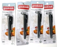 4 New GoodCook Essentials Instant Read Thermometers with Stainless Steel Probes and Covers - 0&deg; to 220&deg;F (-18&deg; to 104&deg;C)