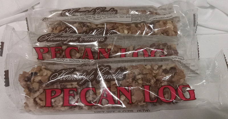 4 New | Homestyle Candies Pecan Logs | 57g ea. BB: Dec 26 2024