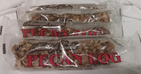 4 New | Homestyle Candies Pecan Logs | 57g ea. BB: Dec 26 2024