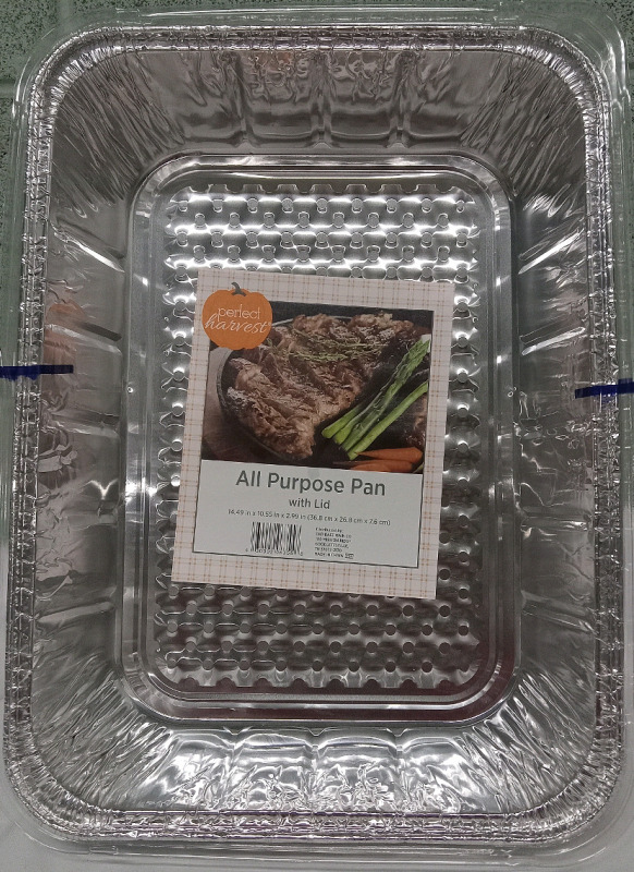 6 New | 14.49" x 10.55" x 2.99" All Purpose Pans with Lids