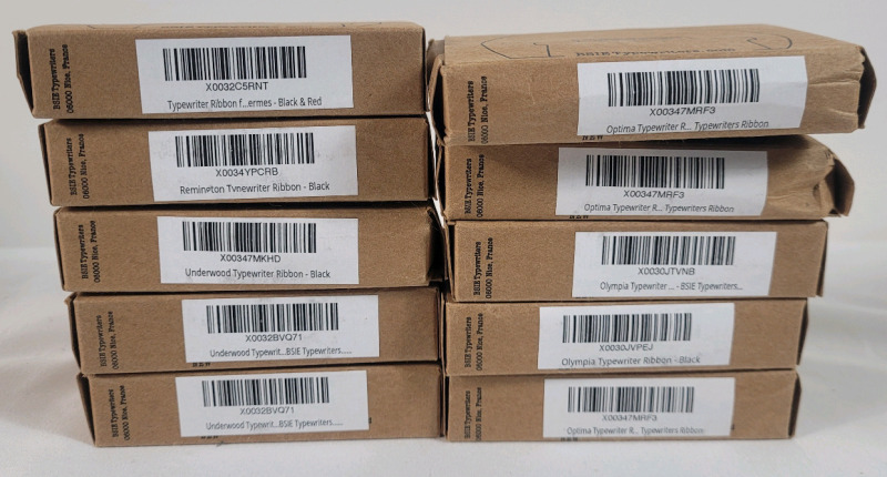 10 New Remington , Underwood & Optima Typewriter Ribbon