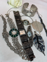 Vintage to Modern Watches Pendants including Celebrity Marcacite Watch.