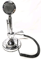 Vintage ASTATIC Silver Eagle CB Radio Base Microphone - 12.15" Tall