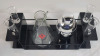 Chemistry Themed Cocktail Barware Set w/Hazard Label Decals - 5