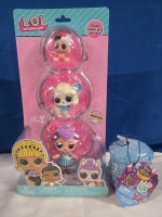 2 New | Lol Suprise! 3 Pack Of Tiny Figures | & Magic Mixes kit W/ 1 Suprise Mixling & Accessories
