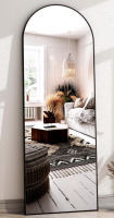 New | XRAMFY Arched Full Length Mirror / Floor Mirrors with Aluminum Alloy Frame |Free-Standing Wall Mounted Floor Mirrors