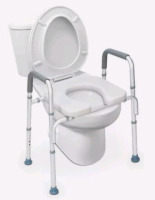 New | OasisSpace Commode Chair / Raised Toilet Seat * Retails $80+ *