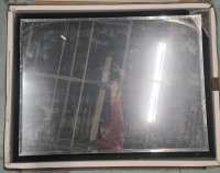 New | Ftoti Large 40" x 30" Wall Hung Bathroom LED Mirror W/ Frame