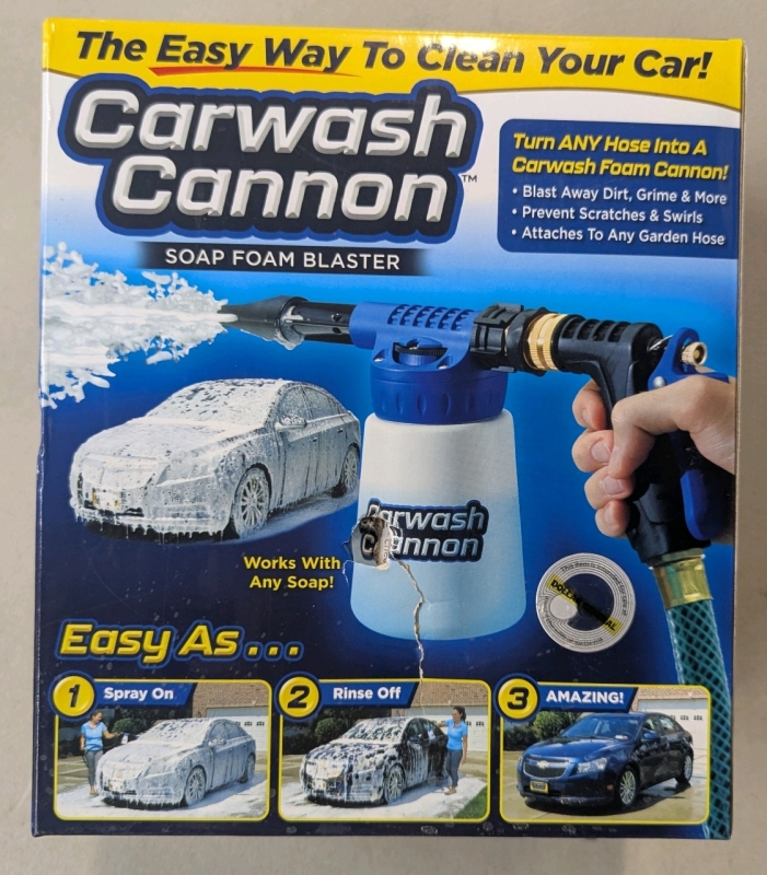 New: Carwash Cannon Soap Foam Blaster