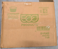 2000pcs New | 4 OZ Plastic Renewable & Compostable Portion Cups ( 17 LBS Total )