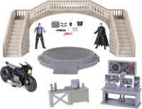 New Spin Master DC Comics The Batman : Batman Batcave with Batcycle, Batman & Penguin 4.25" Exclusive Figures | Retails Over $85!