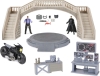 New Spin Master DC Comics The Batman : Batman Batcave with Batcycle, Batman & Penguin 4.25" Exclusive Figures | Retails Over $85!