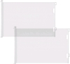 New CUMBOR 2-Pack 55" White Retractable Gates | Retails $74.99