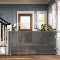 New CUMBOR 33" &times; 76" Grey Mesh Retractable Gate | Retails Over $50