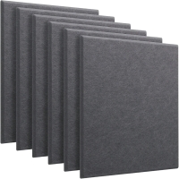 12 New Acoustic Panel Sound Proof Padding , Grey . Each Panel measures 12"&times;12" . Self Adhesive