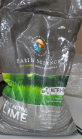 New Earth Science Fast Acting Lime. Bag has a Repaired Hole. Total Weight Remaining Approximately 5kg