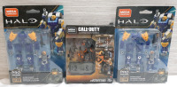 New Mega Construx Call Of Duty Firebreak Figure & 2 Halo Skyfire Exosuit Figures