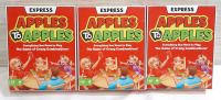 3 New Apples To Apples Game Boxes, Each Containing 112 Cards