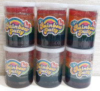 6 New Tubs of Rainbow Putty (15.52oz)