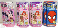 8 New Disney Princess & Marvel Spider-Man Color And Sticker Activity Tins