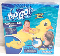 New H2O Go Inflatible Funspeakers Duck Baby Boat