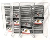 New Spectrum Set of 4 Diversified Hexa Stackable Refrigerator Bins for Kitchen Storage