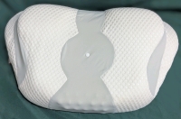 MTCODE Memory Foam Ergonomic Neck Pillow - 34" x 14.25" x 5" Thick