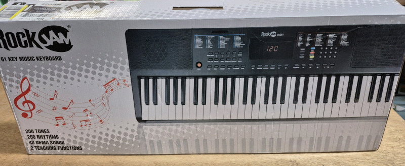 AS New Rock Jam 61 Key Music Keyboard