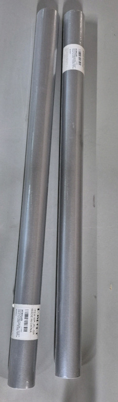 2 New Rolls Ruspepa Wrapping Paper Matte Silver 30" W & 32.8ft