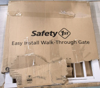 As New Safety First Walk Through Safety Gate White - GA105WHOC1