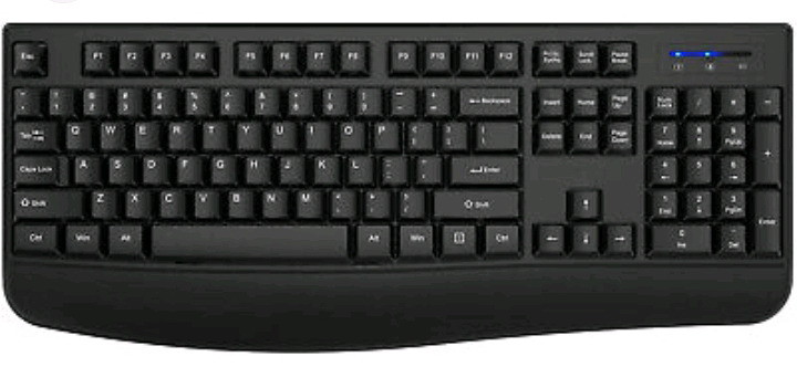 New | CK211 Wireless Keyboard: Black