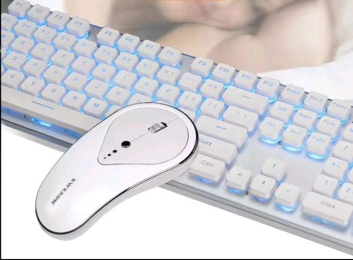 New | Eweadn 2.4G Wireless Charging Keyboard & Mouse