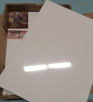 2 New | 18" x 24" Masterpiece 3D Pro MuseumWrap Acryllic Primed Canvases | 2.5" Depth