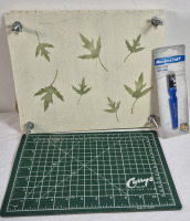 Crafting Supply Lot - Paper Press, New Mastercraft Glass Cutter +