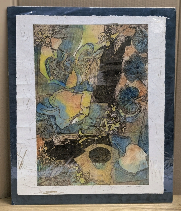 Striking Signed CL TONO Numbered 2/10 "Josemicio 2005 Cuba" Print Framed & Matted - 20" x 24"