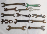 13 Vintage Assorted Wrenches