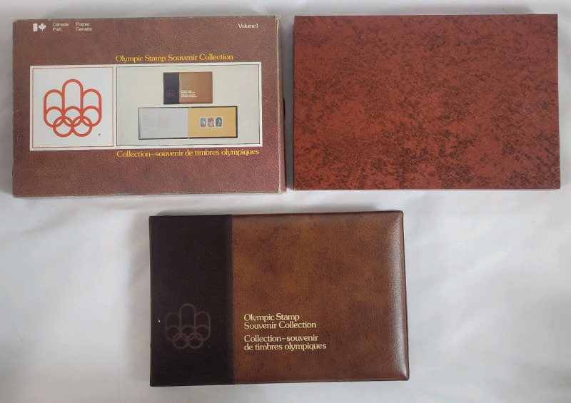 1976 Canadian Montreal Olympics Canada Post Olympic Stamp Souvenir Collection , Vol. 1 . Booklet & Stamps