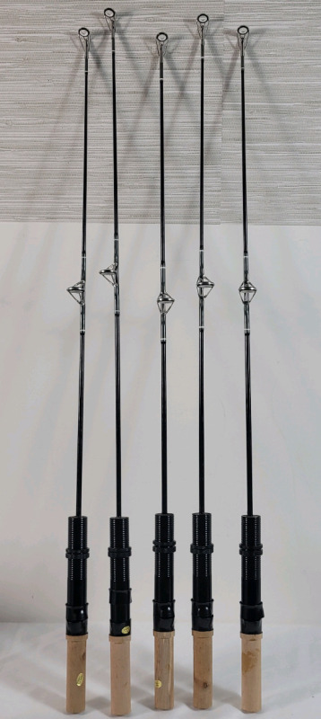 5 New Ice Fishing Rods . Measures 31" Long