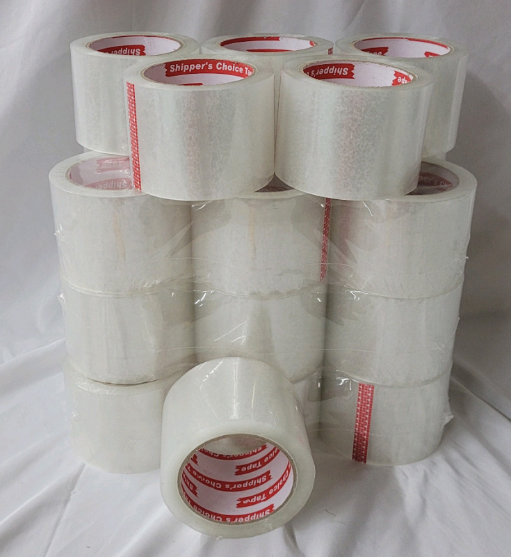 New - 24 Rolls Shipper's Choice Packing Tape , each roll measures 3"&times;60yds