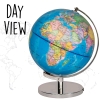 New - Smart Wallaby 3in1 World Globe w/Stand . Day & Night Views . Measures 9" diameter - 2