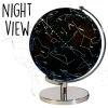 New - Smart Wallaby 3in1 World Globe w/Stand . Day & Night Views . Measures 9" diameter - 3