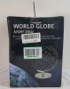New - Smart Wallaby 3in1 World Globe w/Stand . Day & Night Views . Measures 9" diameter - 5