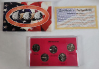 2001 USA Denver Mint Edition State Quarter Set . Brilliant Uncirculated Condition in Case .
